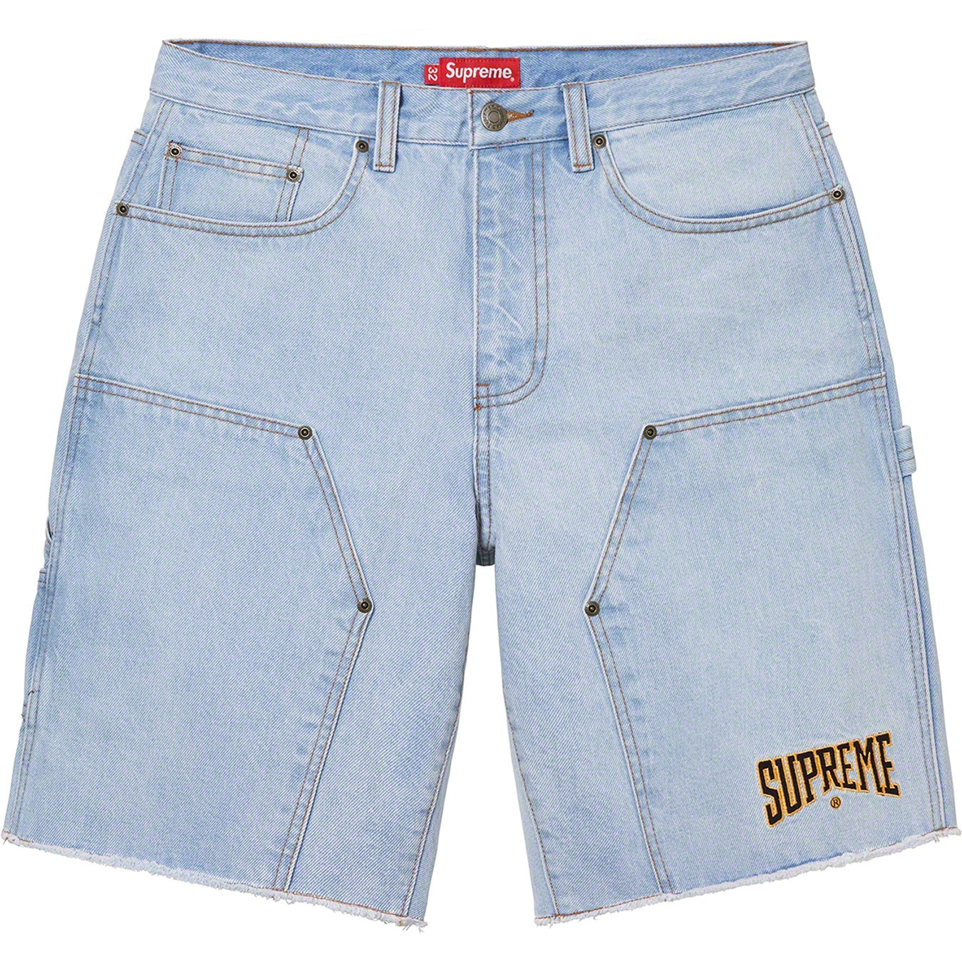 Cutoff Double Knee Denim Painter Short view 14